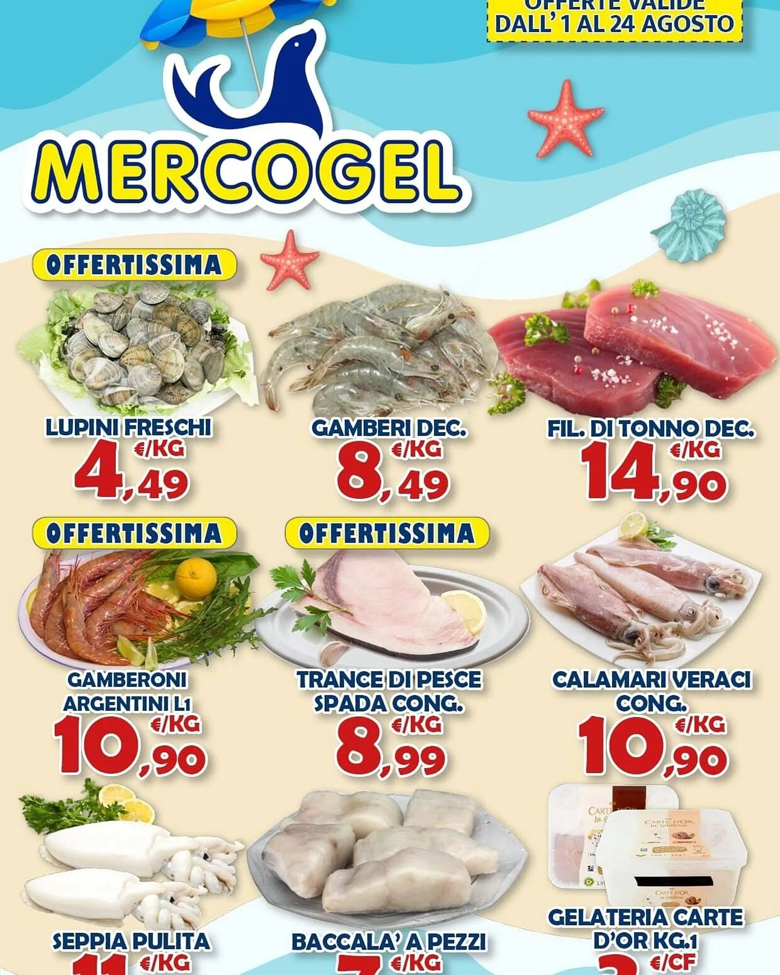 Volantino Mercogel da 1 agosto a 24 agosto di 2025 - Pagina del volantino 1