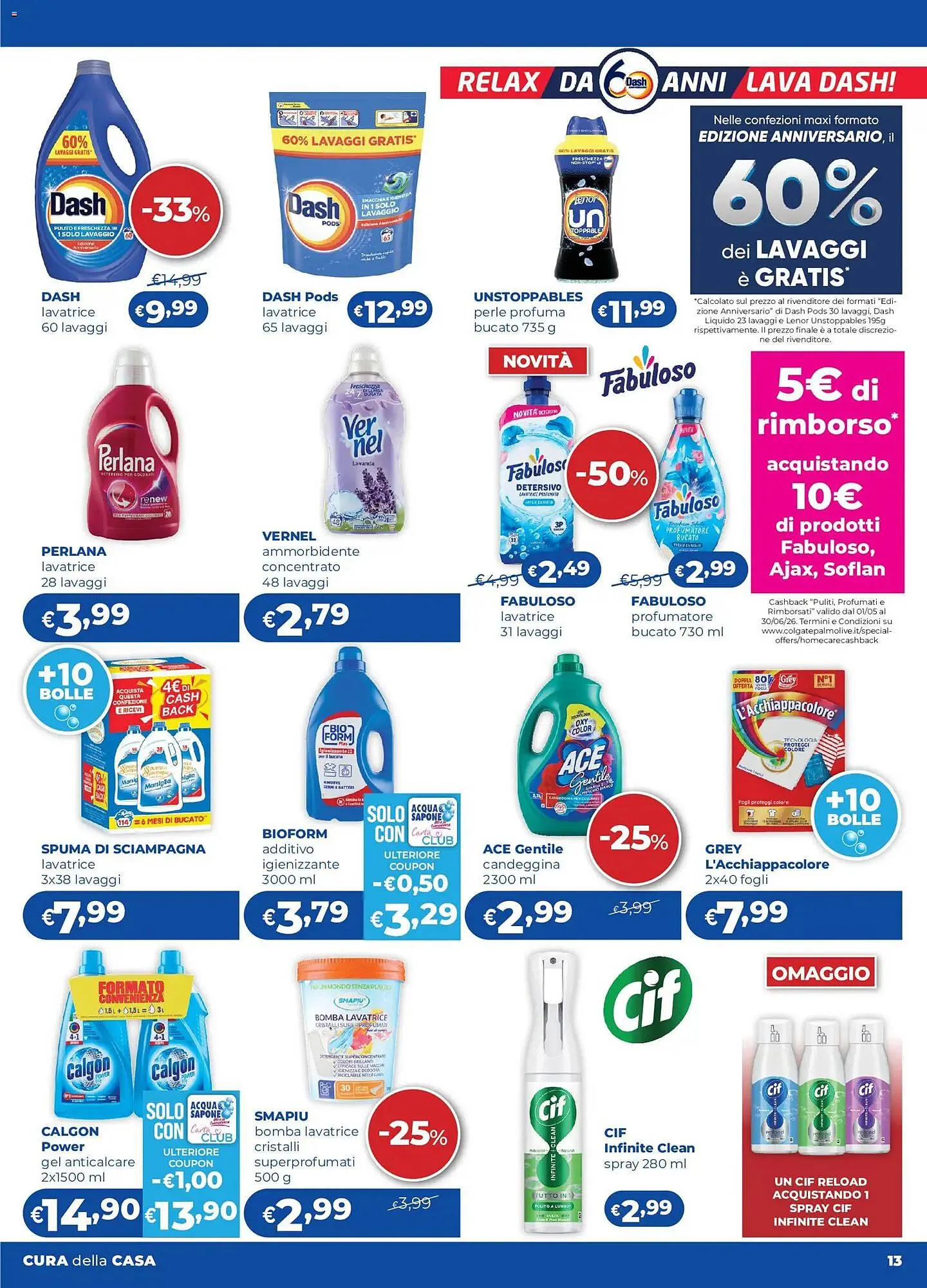 Volantino Acqua & Sapone da 21 maggio a 10 giugno di 2026 - Pagina del volantino 13
