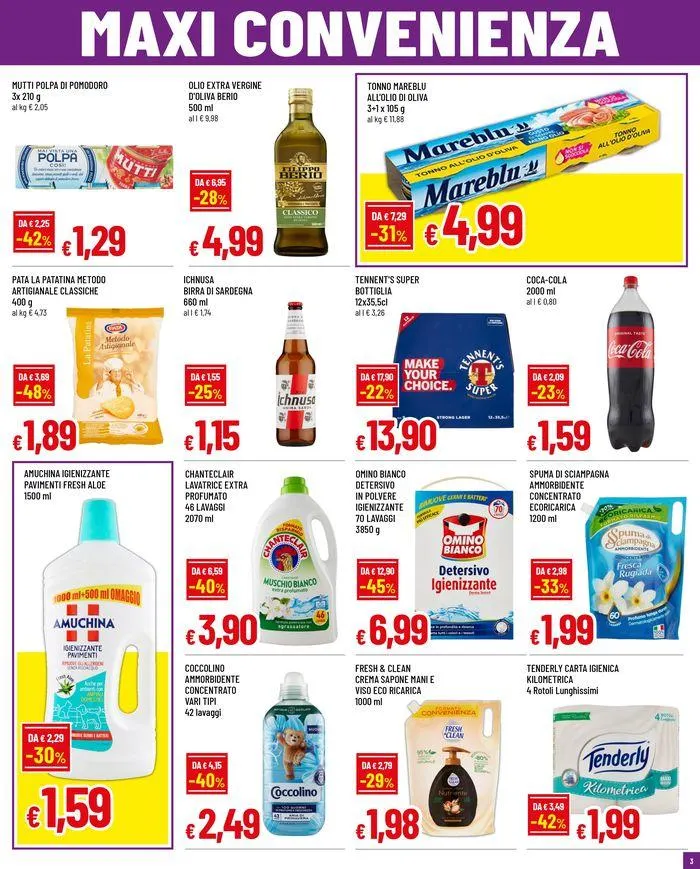 Maxi formati maxi convenienza da 22 agosto a 4 settembre di 2024 - Pagina del volantino 3
