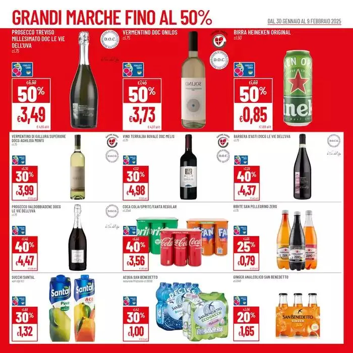 Grandi marche sconti fino al 50% da 30 gennaio a 9 febbraio di 2025 - Pagina del volantino 6