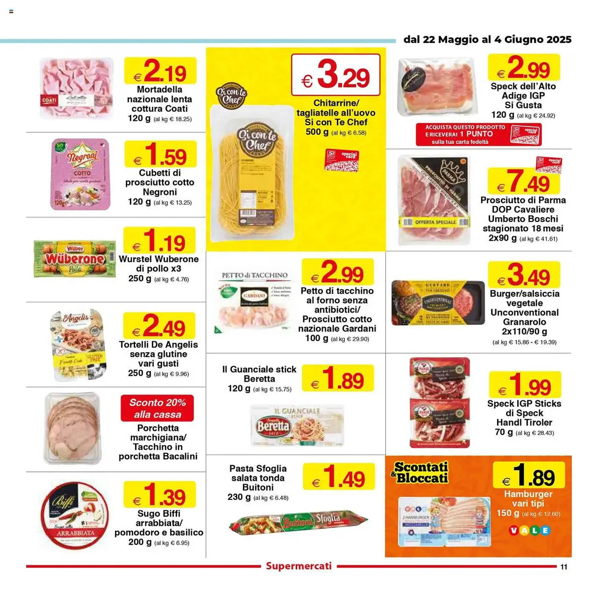 Volantino Sì con te da 22 maggio a 4 giugno di 2025 - Pagina del volantino 11