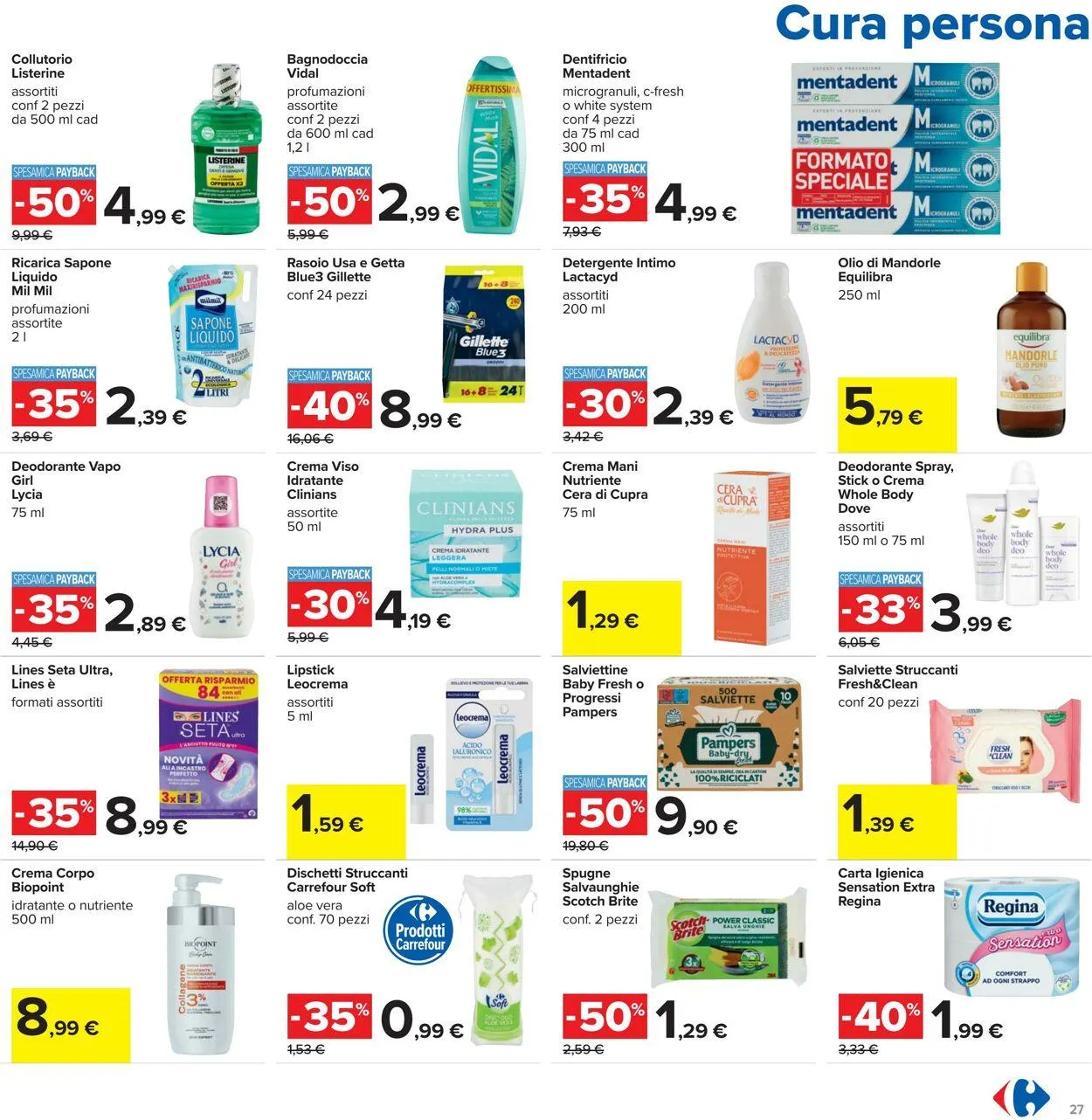Carrefour Volantino attuale da 5 settembre a 14 settembre di 2025 - Pagina del volantino 27