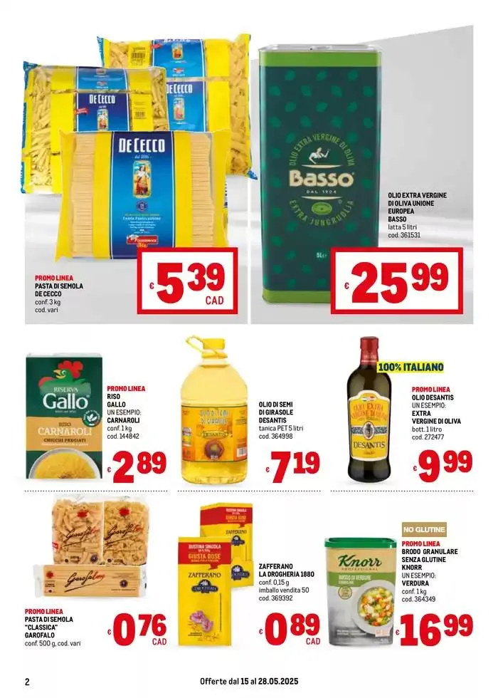 Offerte per Te -Area 2 da 15 maggio a 28 maggio di 2025 - Pagina del volantino 2