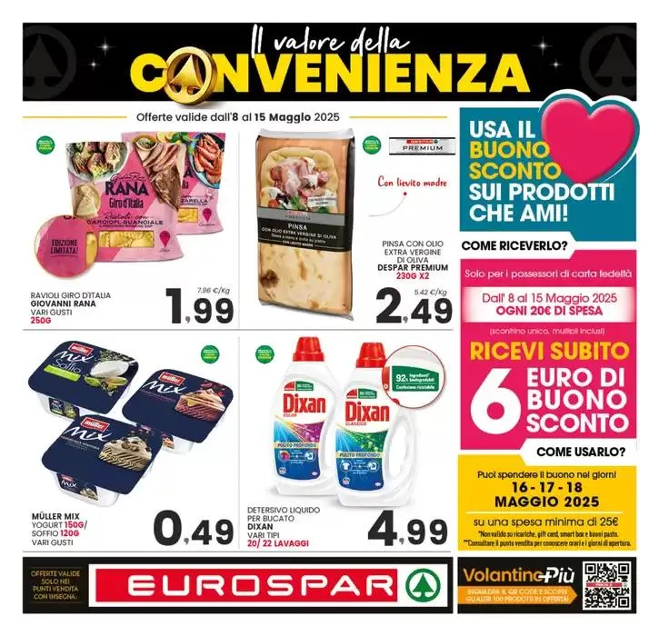 Il valore della convenienza da 8 maggio a 15 maggio di 2025 - Pagina del volantino 1
