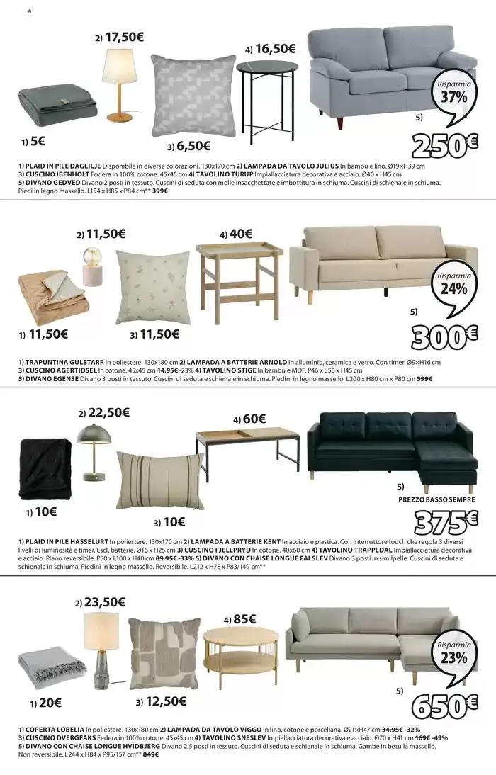 Grande festa. Grandi offerte. da 24 ottobre a 1 dicembre di 2024 - Pagina del volantino 4