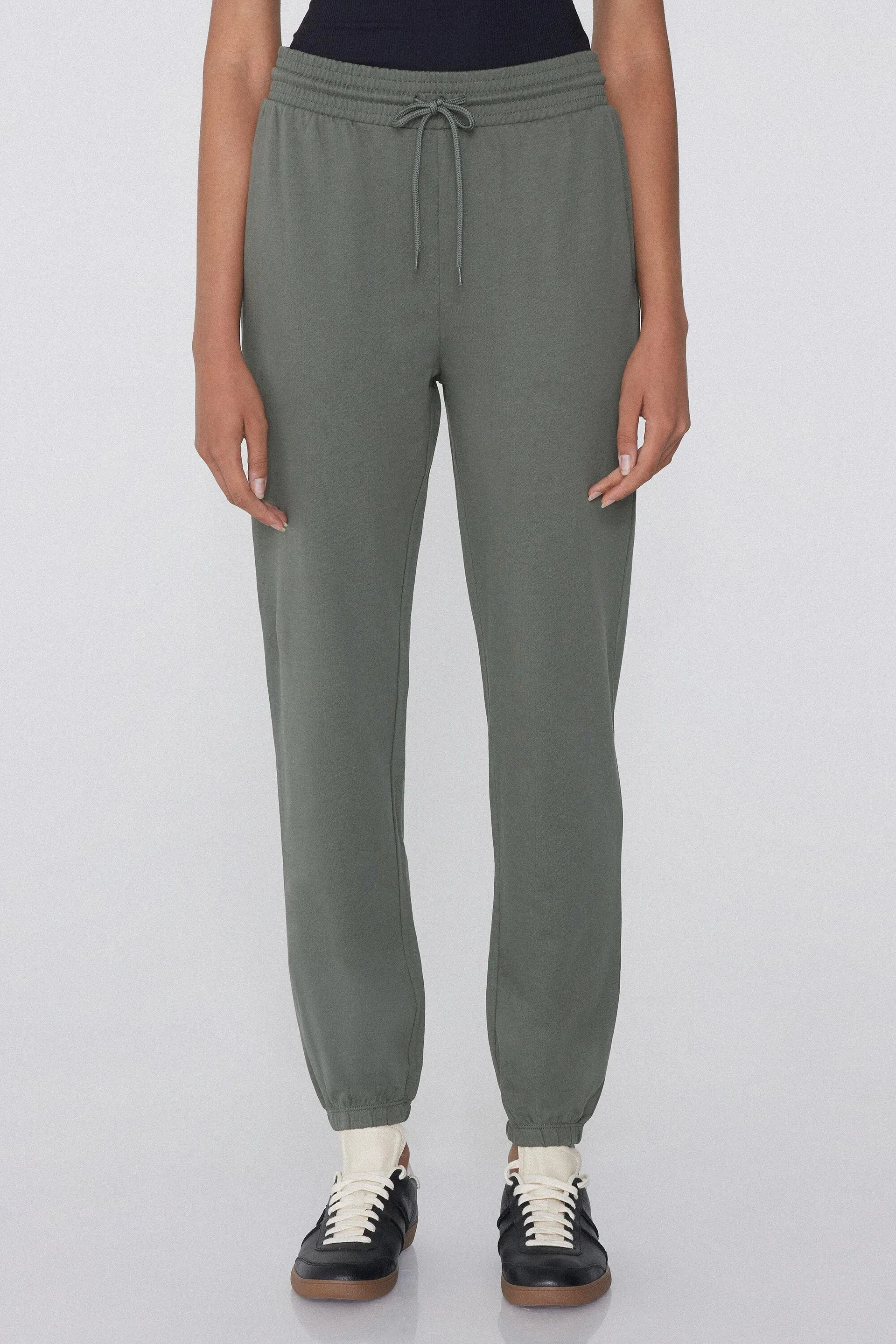 Jogger con Tasche a Filetto e Coulisse