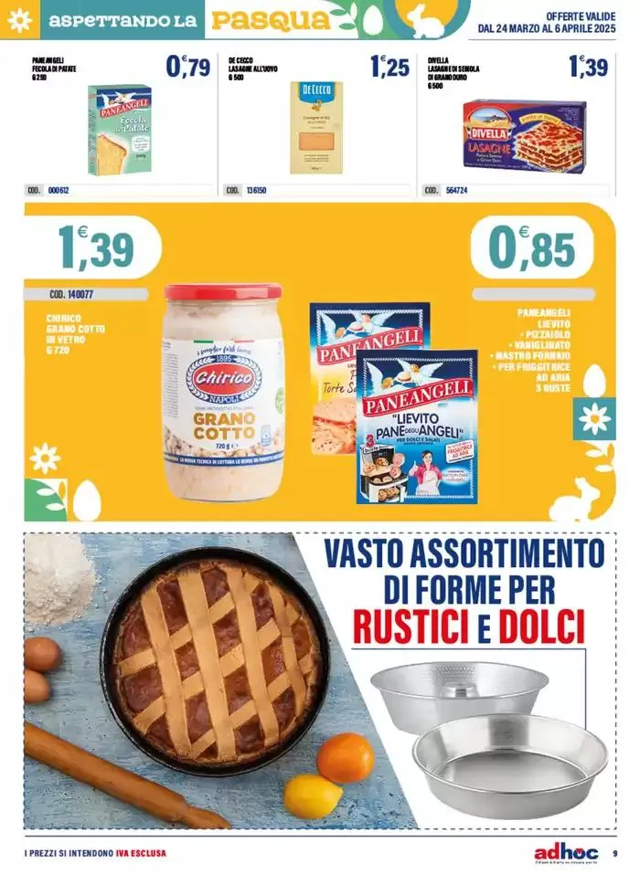 Aspettando pasqua da 24 marzo a 6 aprile di 2025 - Pagina del volantino 9