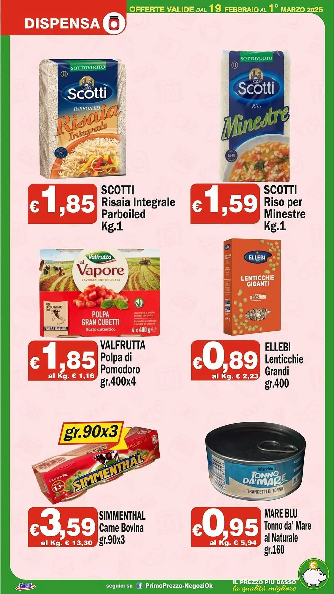 Volantino Primo Prezzo da 19 febbraio a 1 marzo di 2026 - Pagina del volantino 6