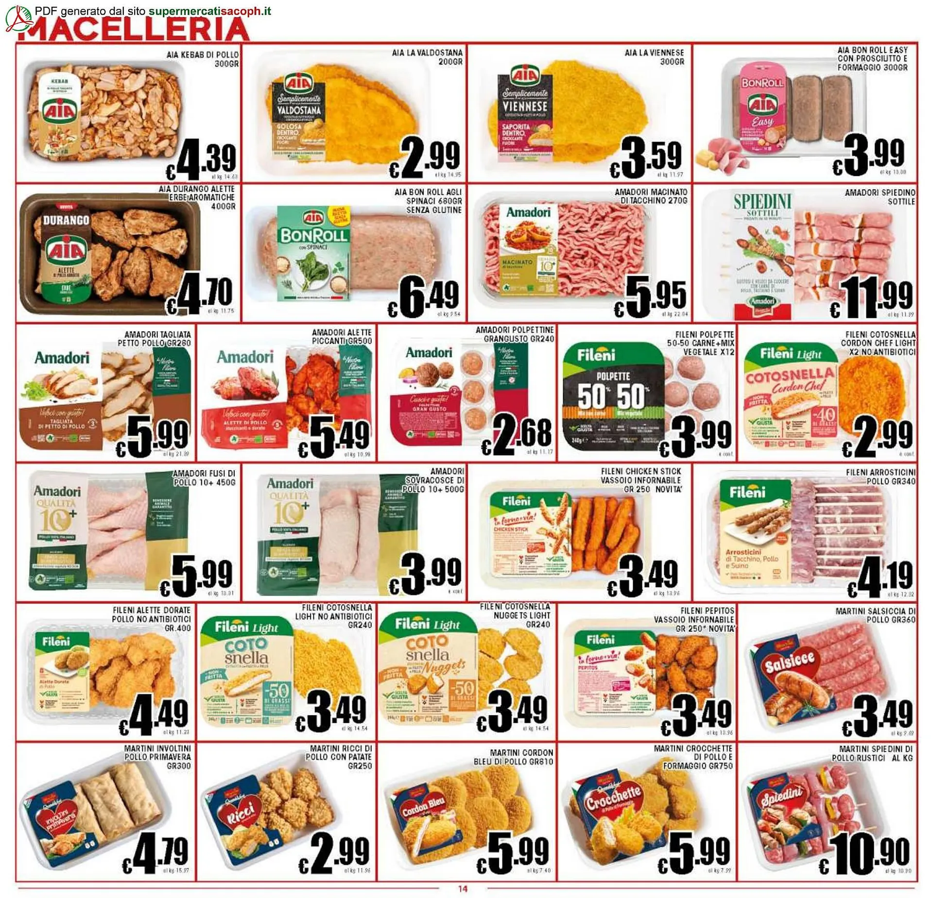 Volantino Sacoph da 17 marzo a 26 marzo di 2026 - Pagina del volantino 14