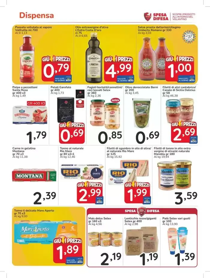 Giù i prezzi da 6 marzo a 17 marzo di 2025 - Pagina del volantino 22