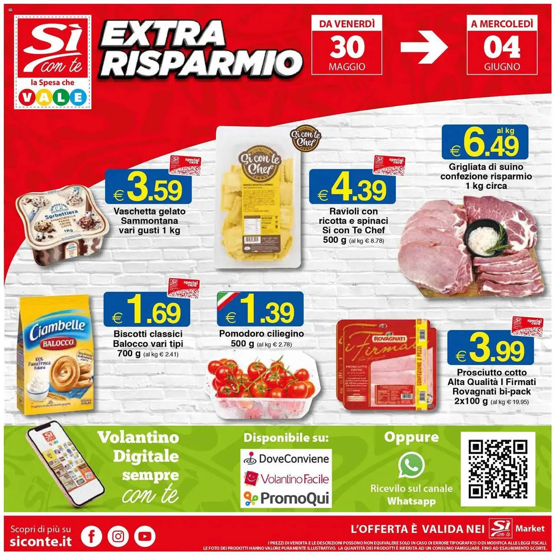 Volantino Sì con te - 1