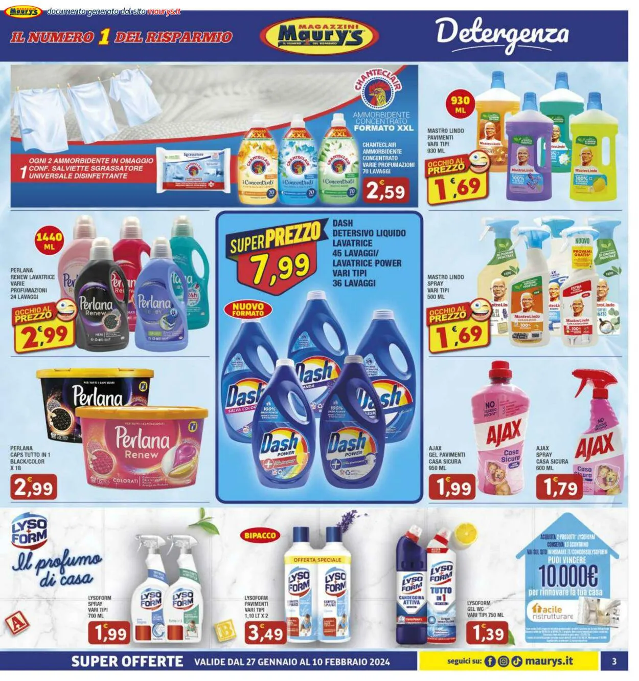 Maury's Volantino attuale da 27 gennaio a 10 febbraio di 2024 - Pagina del volantino 3