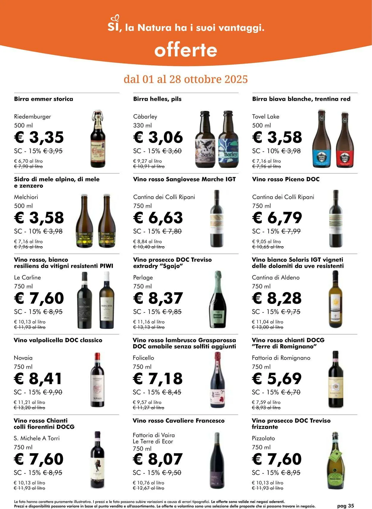 Natura Sì Volantino attuale da 23 ottobre a 6 novembre di 2025 - Pagina del volantino 35