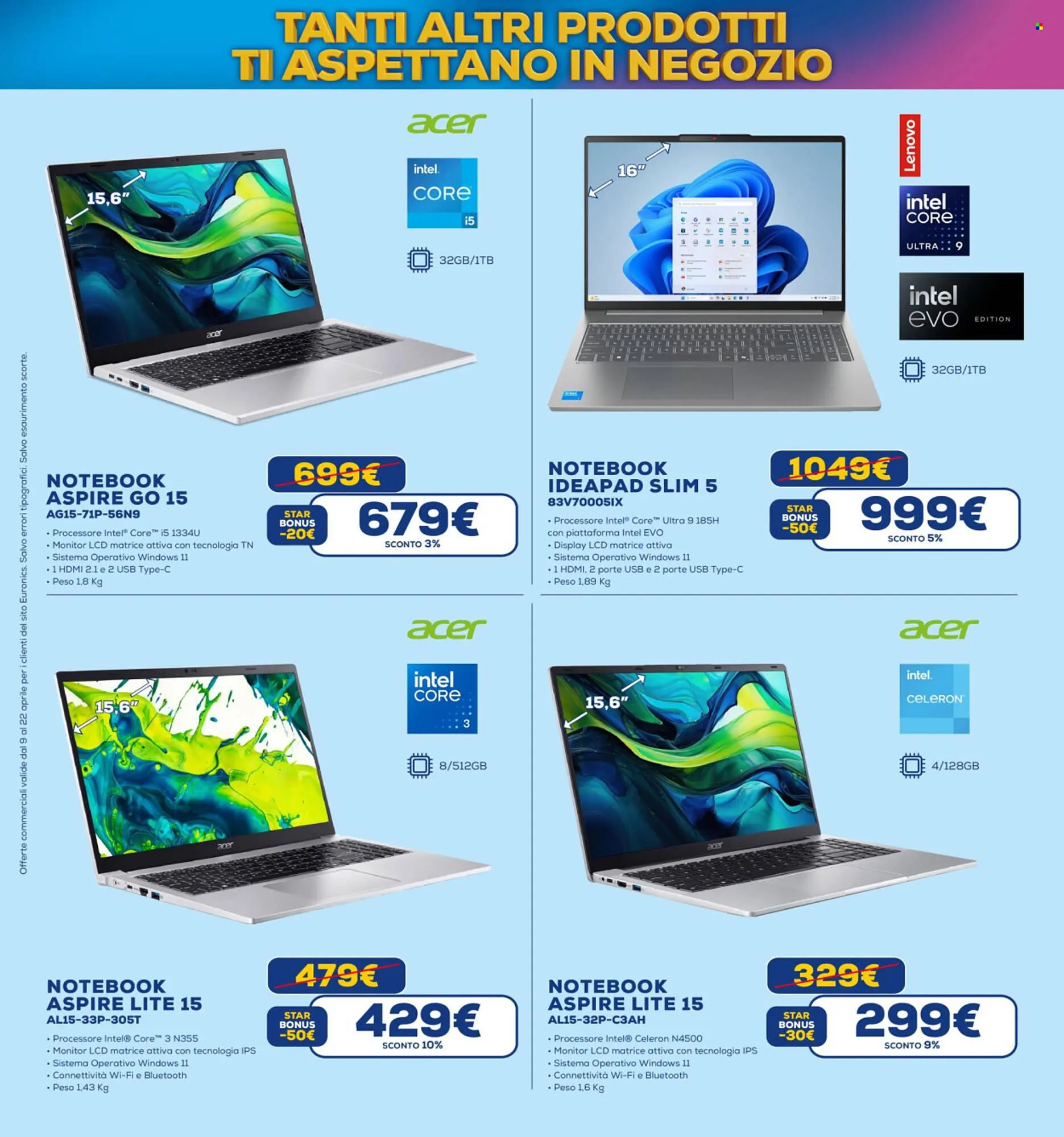 Volantino Euronics da 9 aprile a 22 aprile di 2026 - Pagina del volantino 24