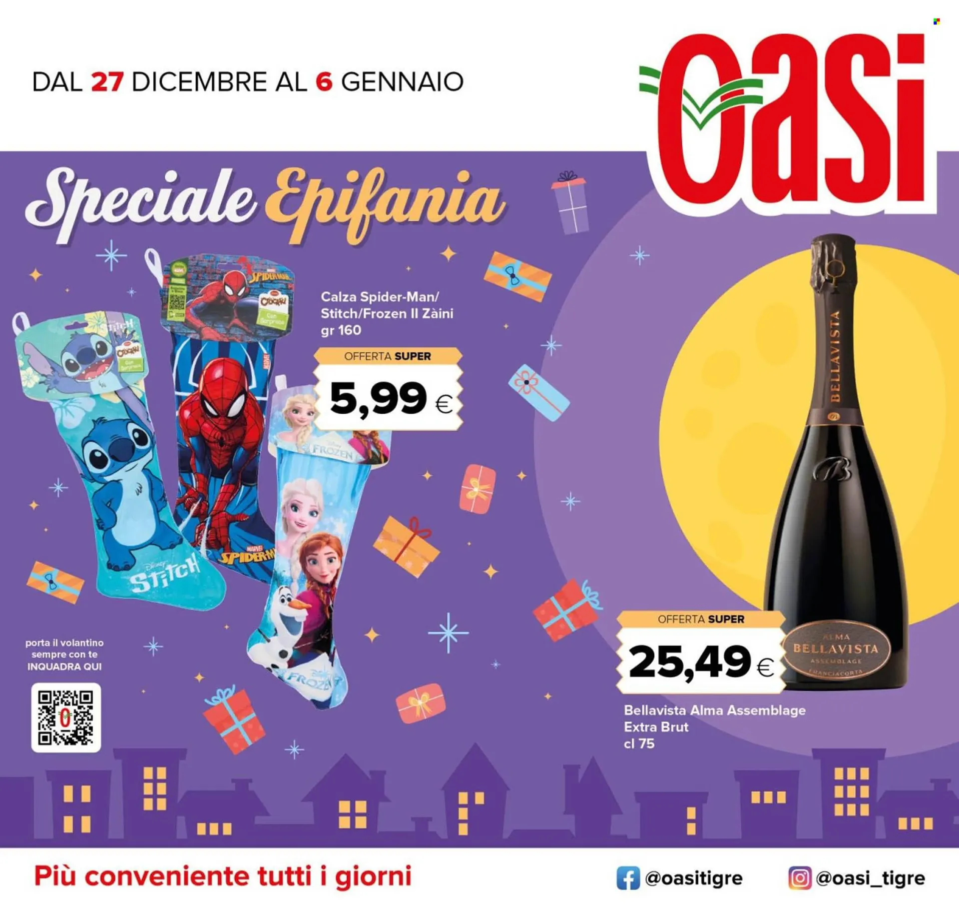 Volantino Oasi da 27 dicembre a 6 gennaio di 2026 - Pagina del volantino 1