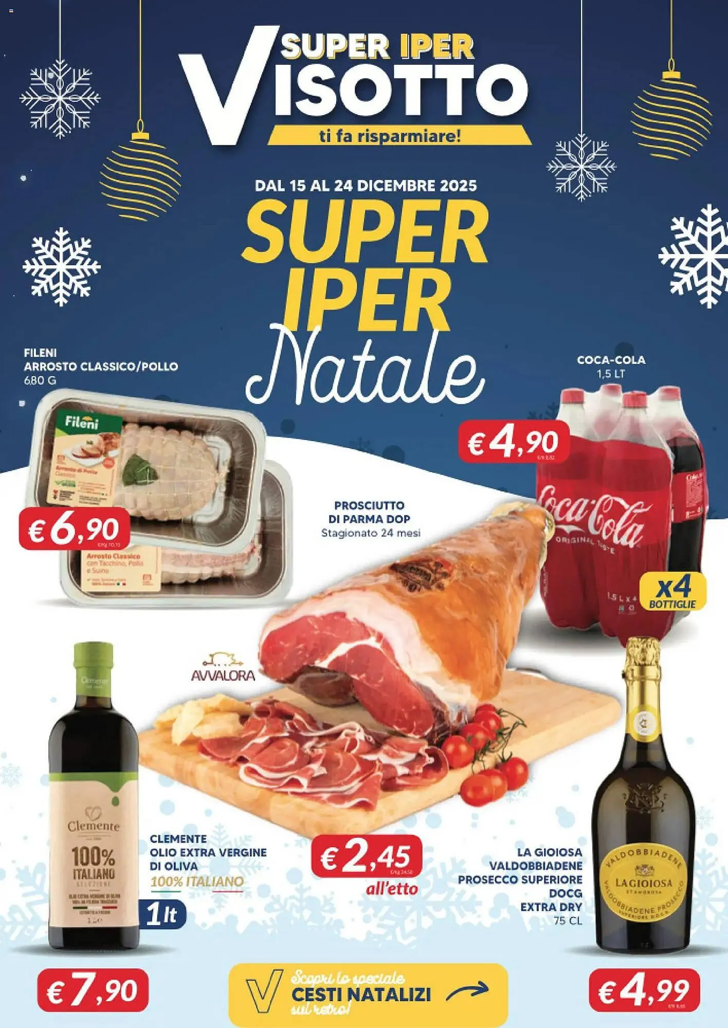 Volantino Supermercati Visotto da 15 dicembre a 24 dicembre di 2025 - Pagina del volantino 1