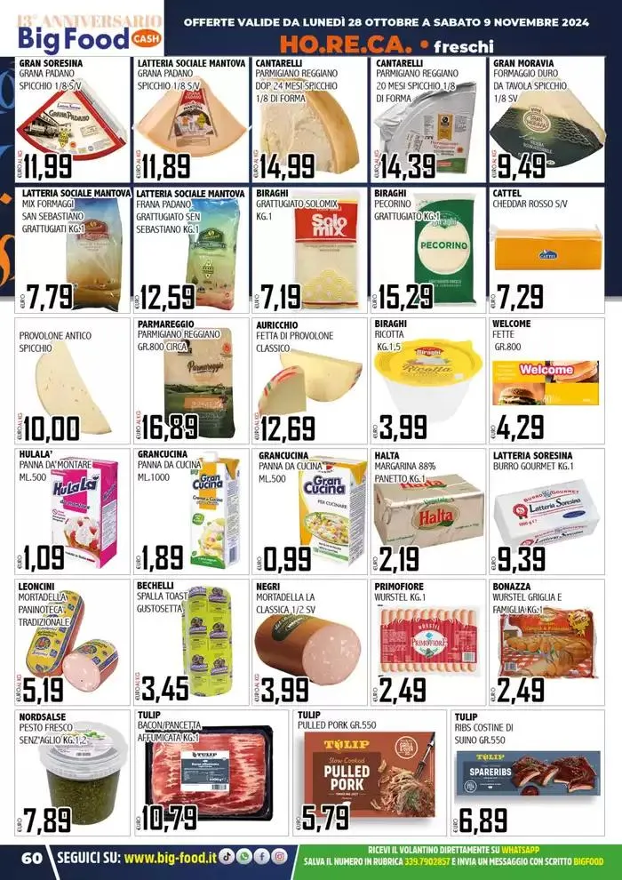 Festeggiamo il nostro 13 anniversario da 28 ottobre a 9 novembre di 2024 - Pagina del volantino 60