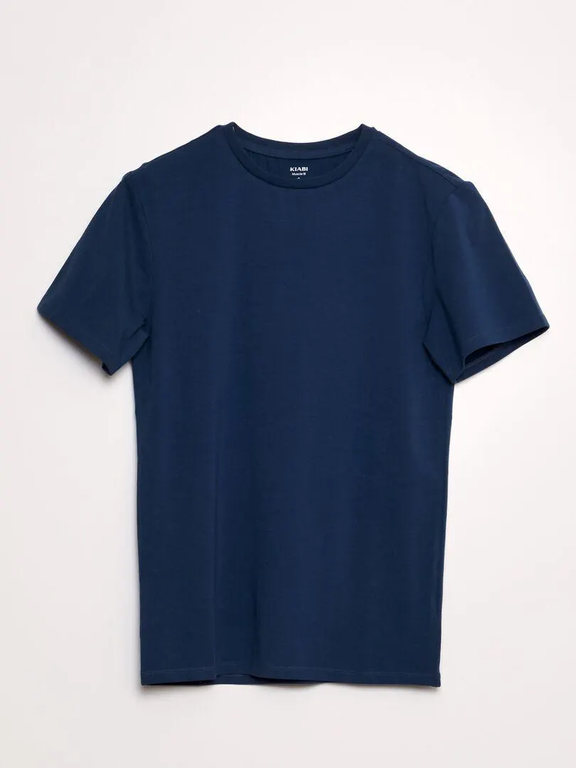 T-shirt tinta unita - Muscle fit - VERDE