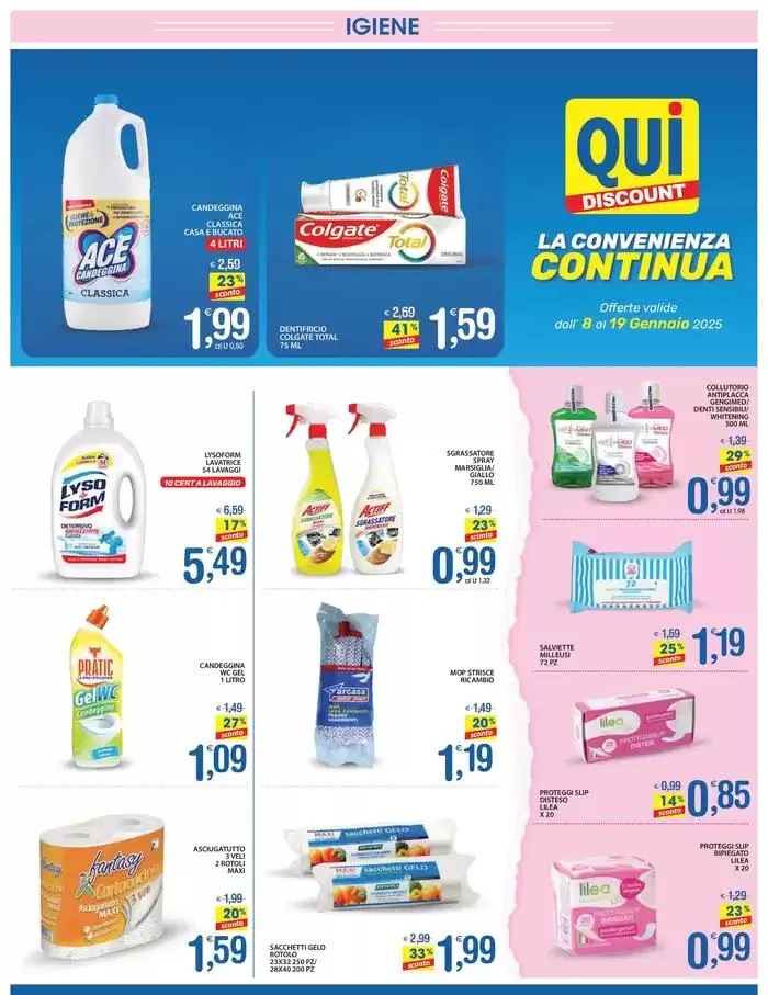 La Convenienza Continua da 8 gennaio a 19 gennaio di 2025 - Pagina del volantino 7