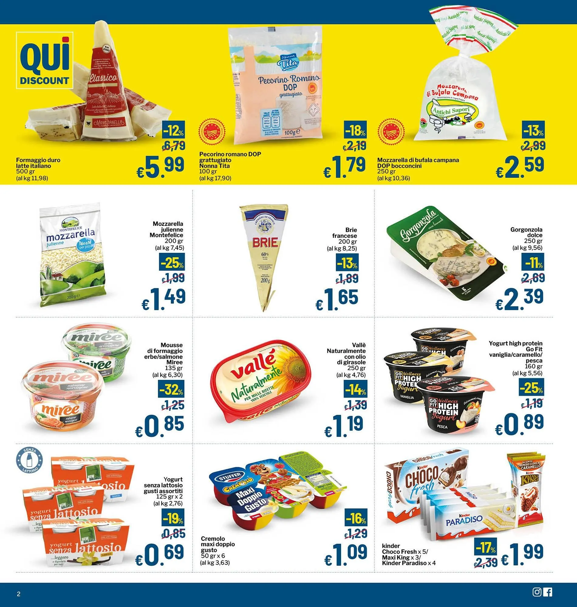 Volantino Qui Discount da 1 luglio a 13 luglio di 2025 - Pagina del volantino 2