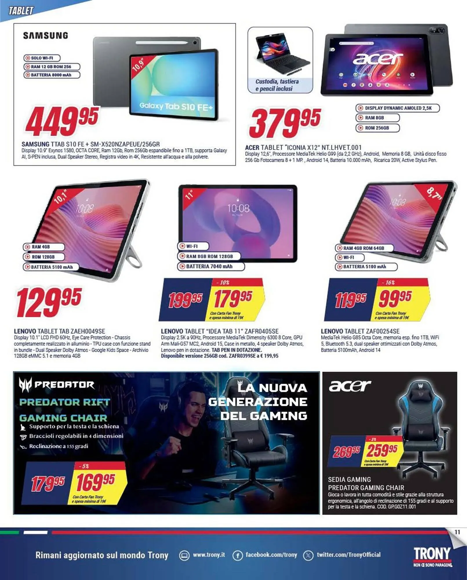 Volantino Trony da 27 dicembre a 14 gennaio di 2026 - Pagina del volantino 11