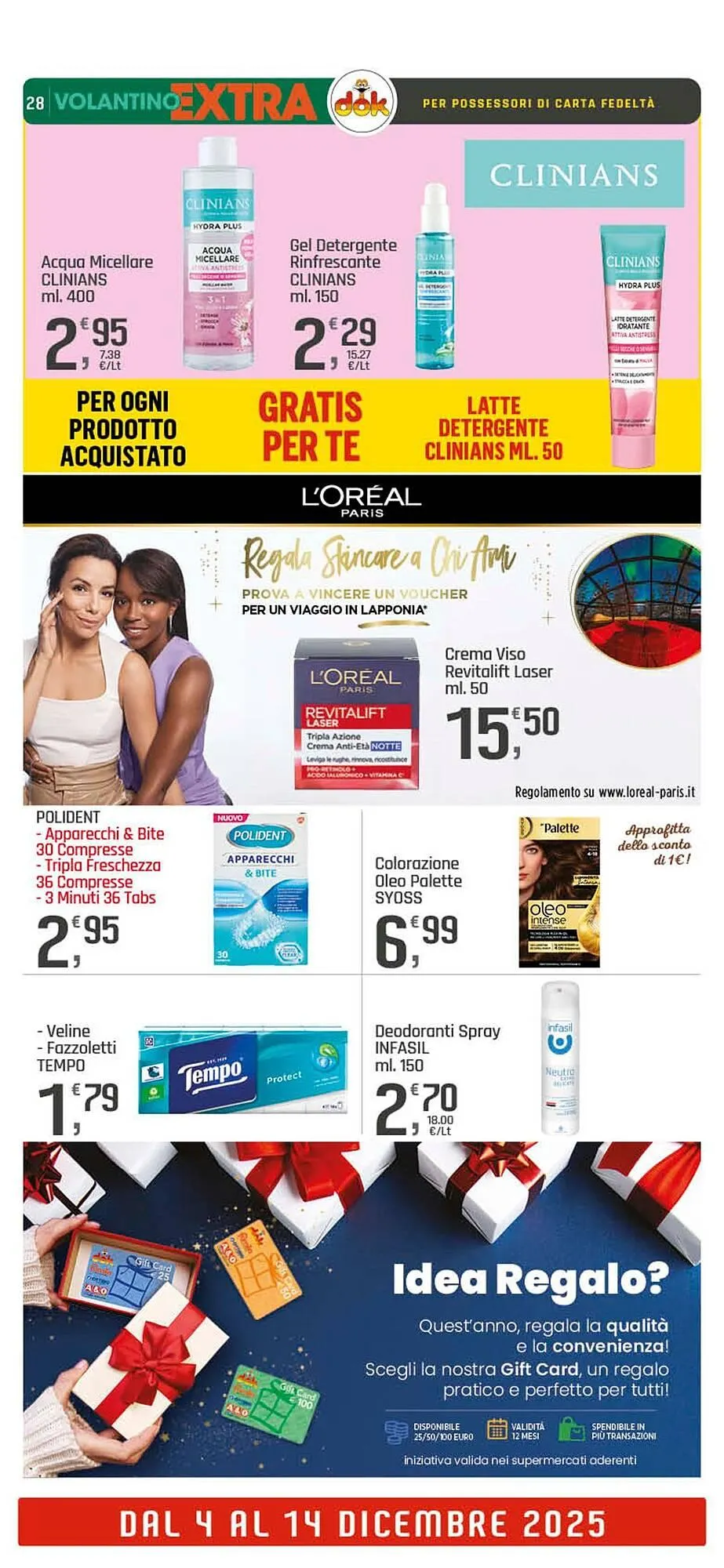 Volantino Supermercati Dok da 4 dicembre a 14 dicembre di 2025 - Pagina del volantino 28