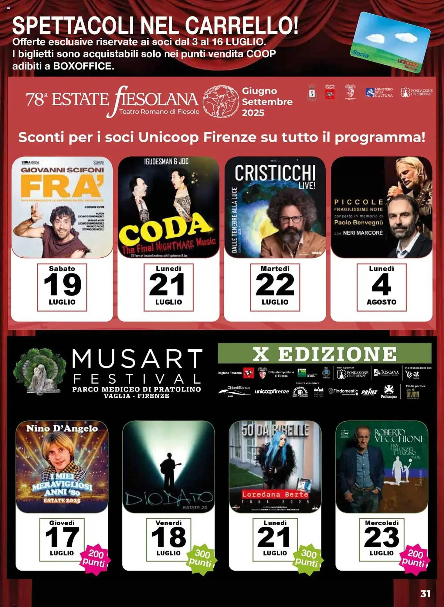 Volantino Unicoop da 3 luglio a 16 luglio di 2025 - Pagina del volantino 31