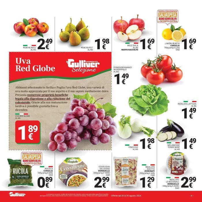 1+1 da 20 agosto a 30 agosto di 2024 - Pagina del volantino 3