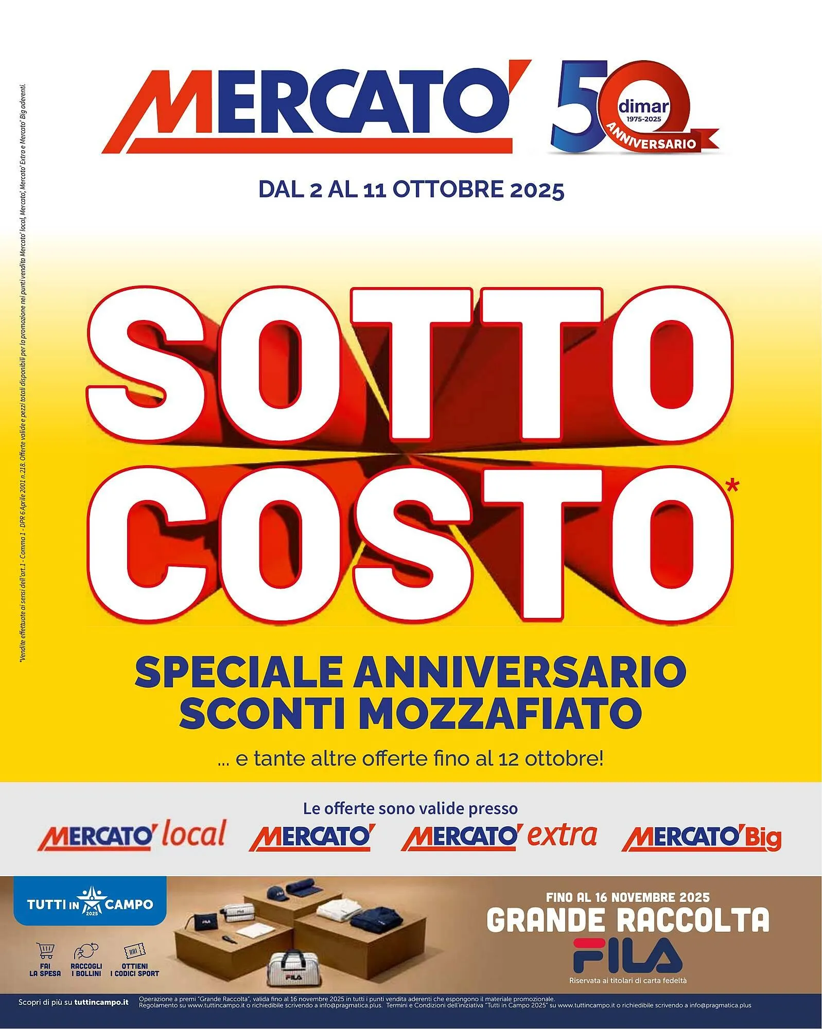 Volantino Mercatò Big da 2 ottobre a 12 ottobre di 2025 - Pagina del volantino 1