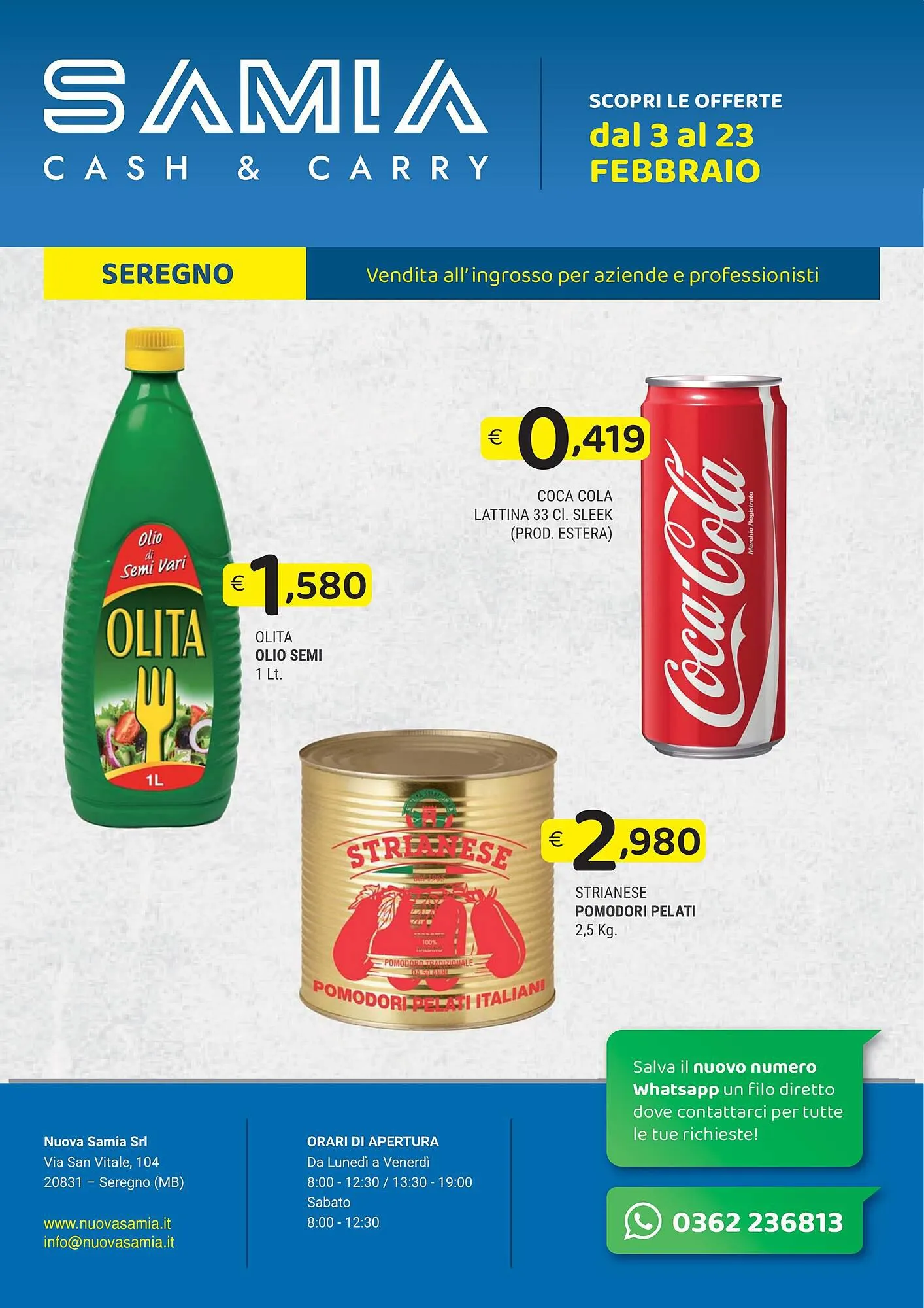 Volantino Samia Cash and Carry da 3 febbraio a 23 febbraio di 2024 - Pagina del volantino 