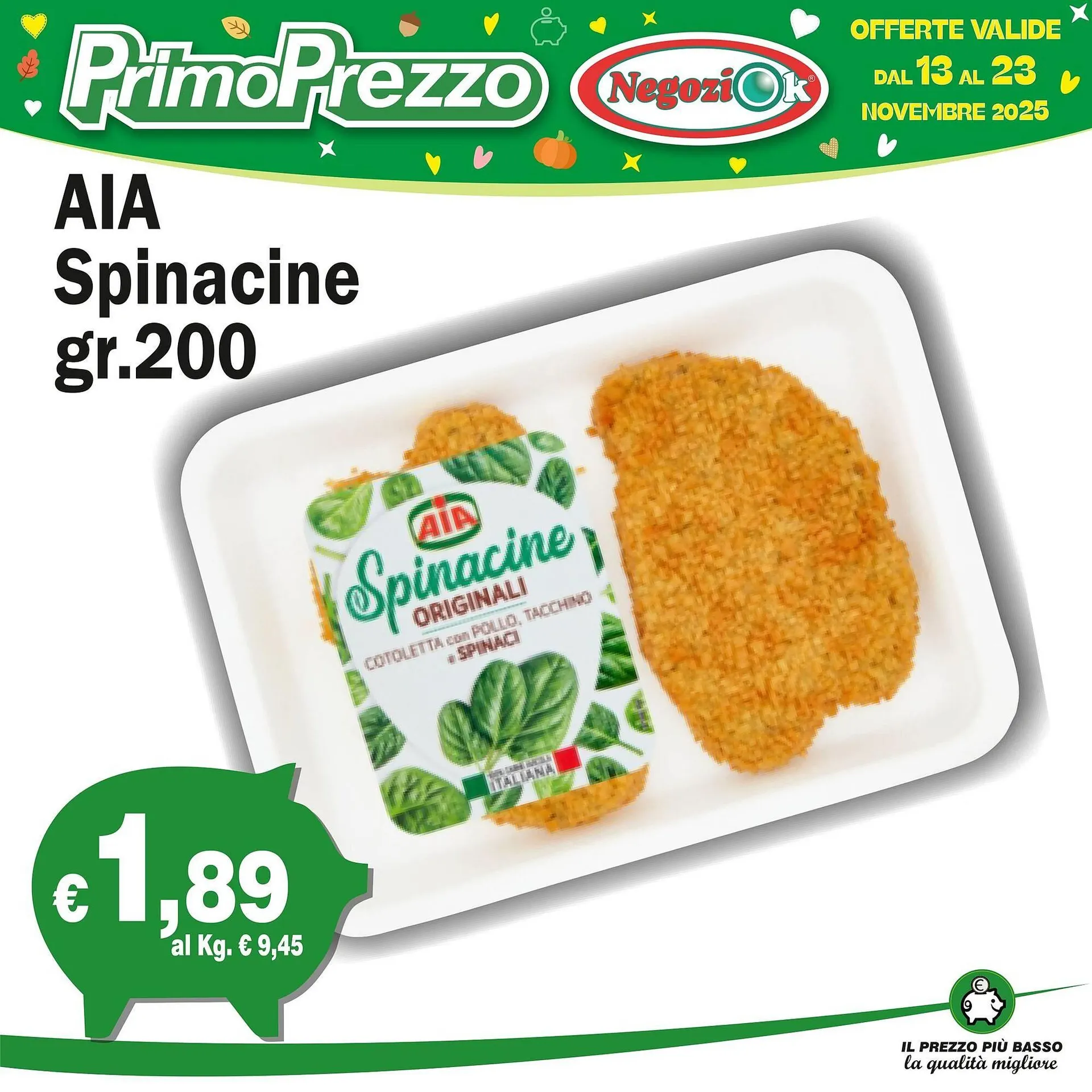 Volantino Primo Prezzo da 13 novembre a 23 novembre di 2025 - Pagina del volantino 1