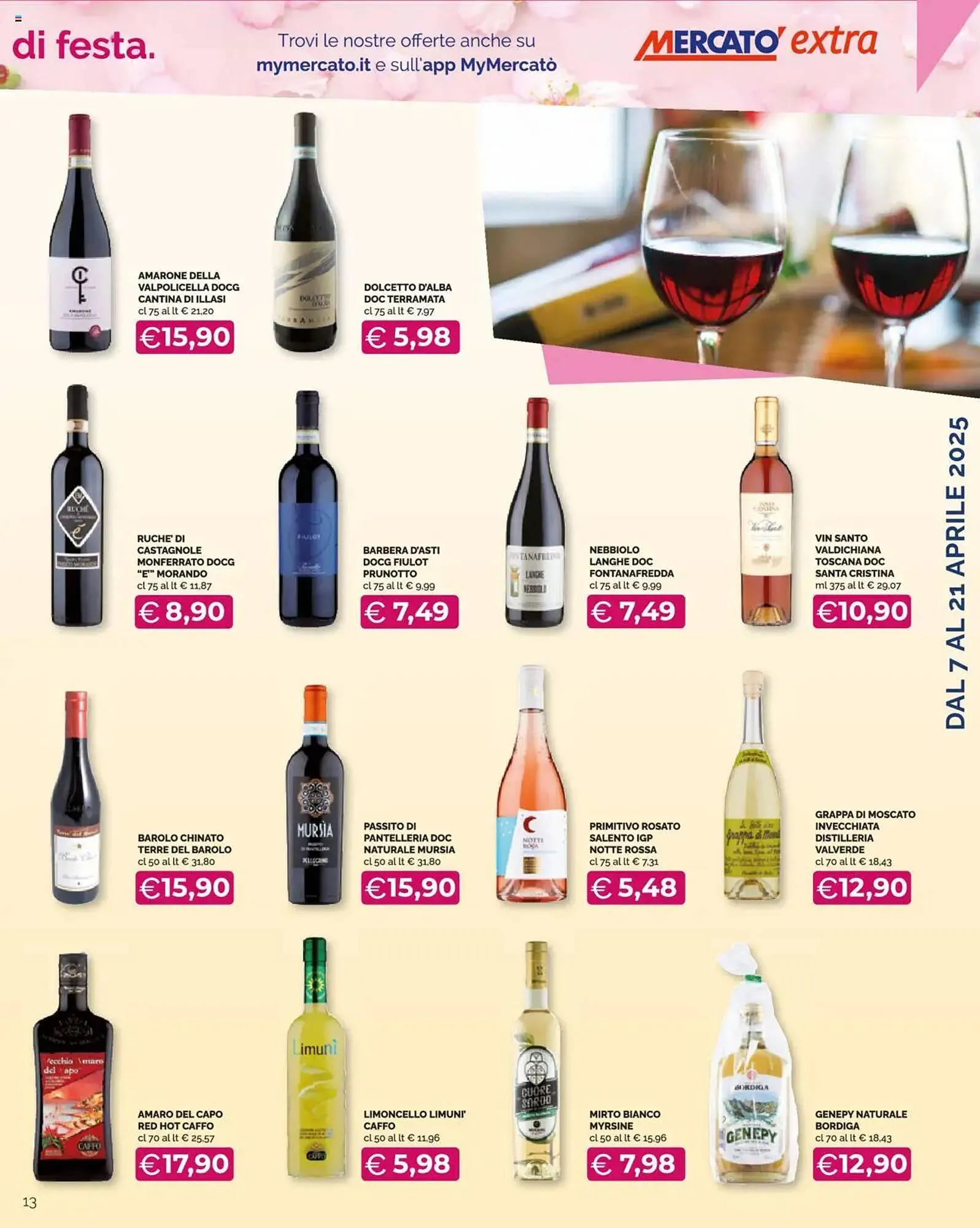 Volantino Mercatò Extra da 7 aprile a 21 aprile di 2025 - Pagina del volantino 13