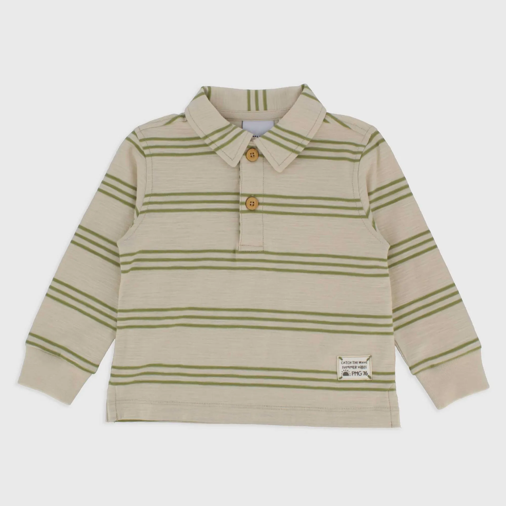 Polo in jersey da Bambino, BEIGE