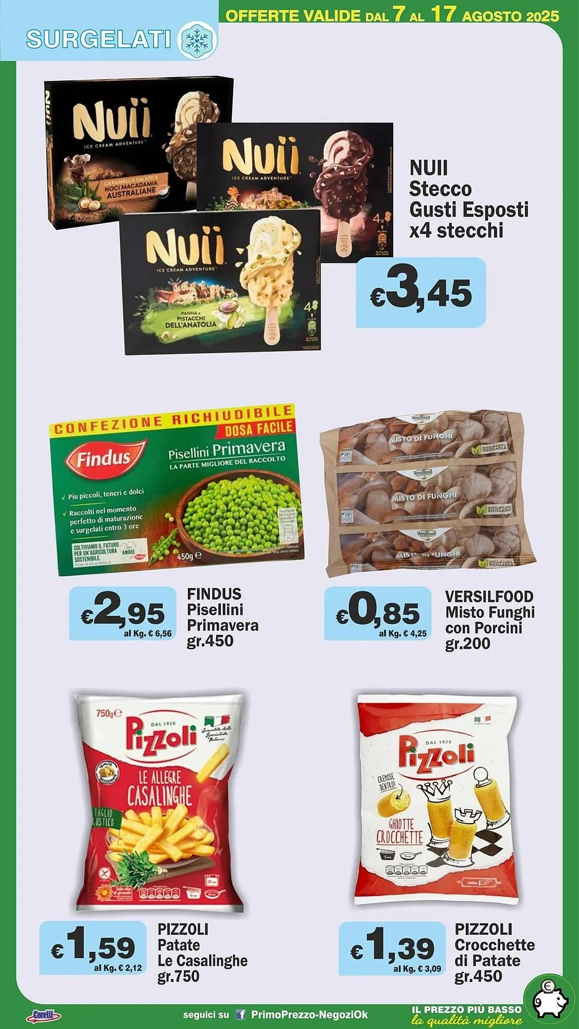 Volantino Primo Prezzo da 7 agosto a 17 agosto di 2025 - Pagina del volantino 33