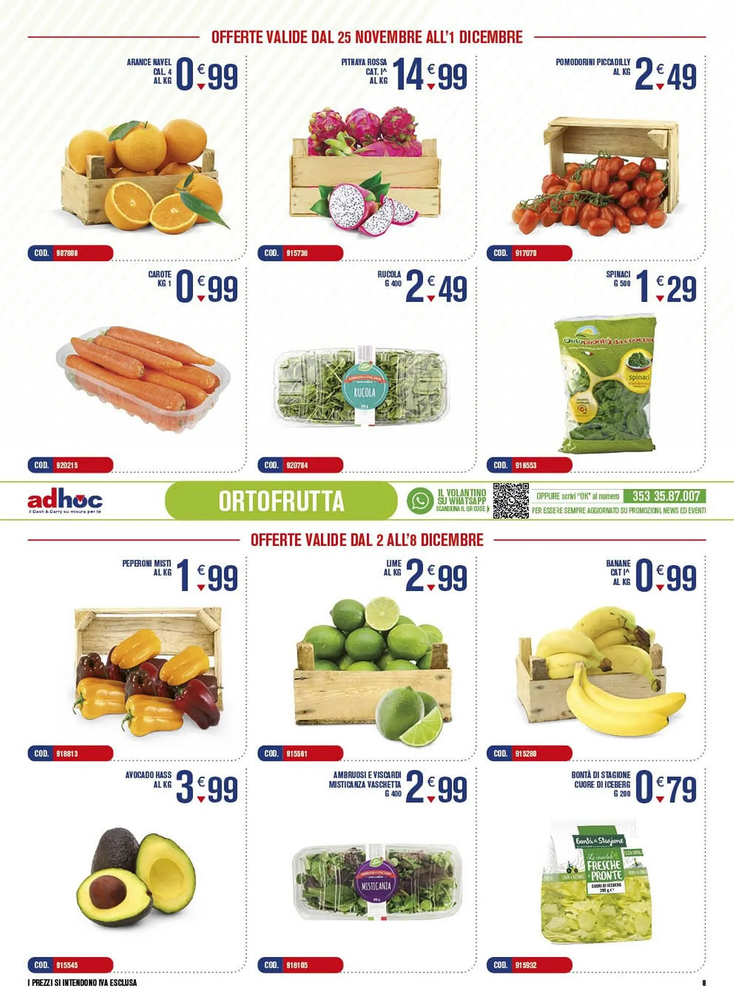 Volantino Adhoc da 25 novembre a 8 dicembre di 2024 - Pagina del volantino 8