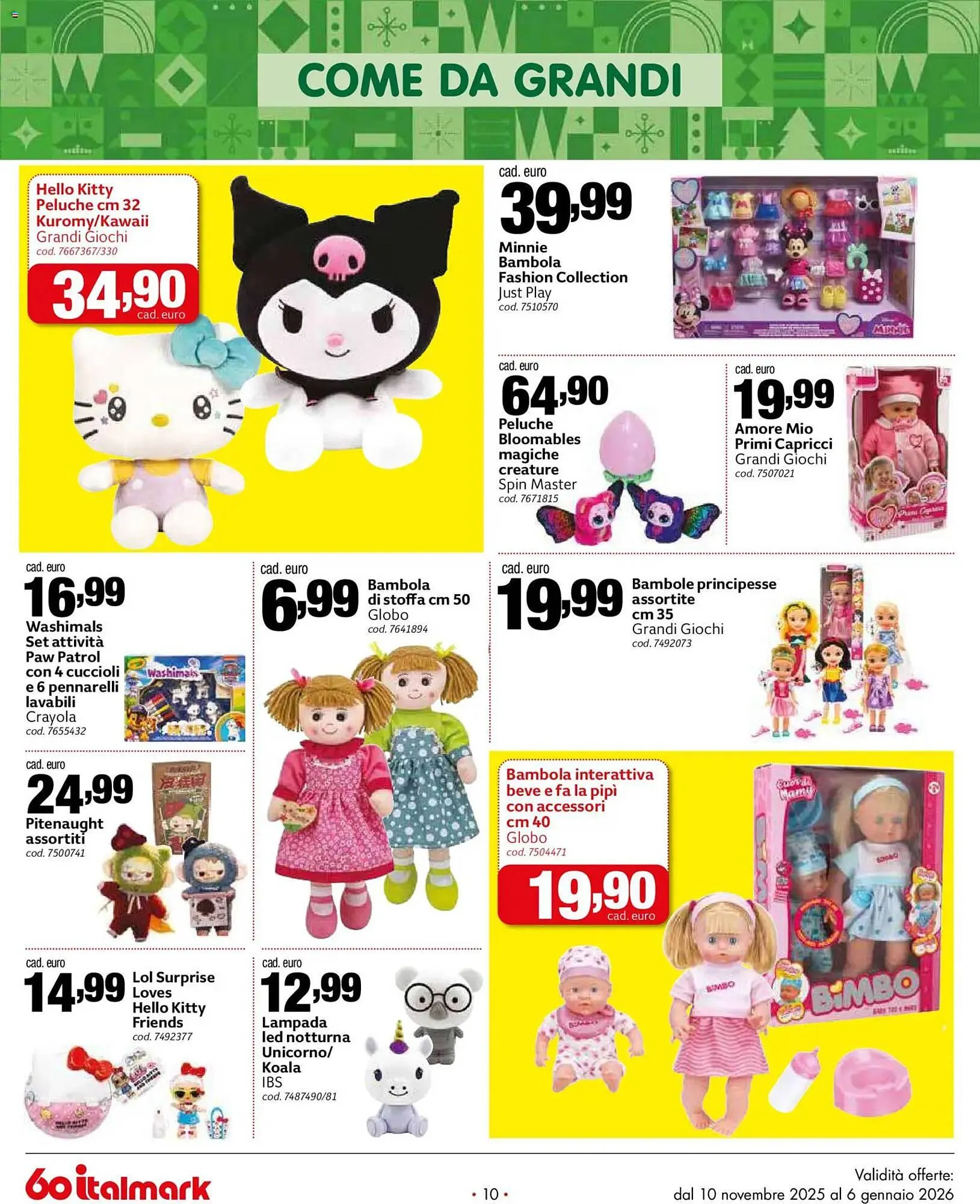 Volantino Italmark da 10 novembre a 6 gennaio di 2026 - Pagina del volantino 10