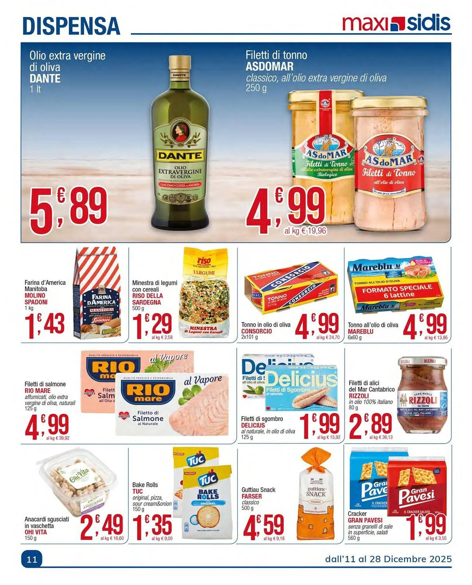 Volantino Maxi Sidis da 16 dicembre a 28 dicembre di 2025 - Pagina del volantino 11