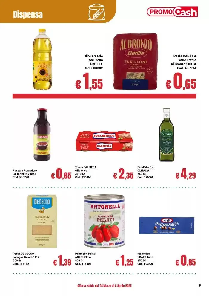 Offerta valida dal 24 Marzo al 6 Aprile 2025 da 24 marzo a 6 aprile di 2025 - Pagina del volantino 9