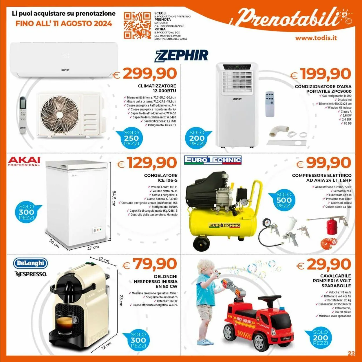 Todis Volantino attuale da 24 luglio a 7 agosto di 2024 - Pagina del volantino 23
