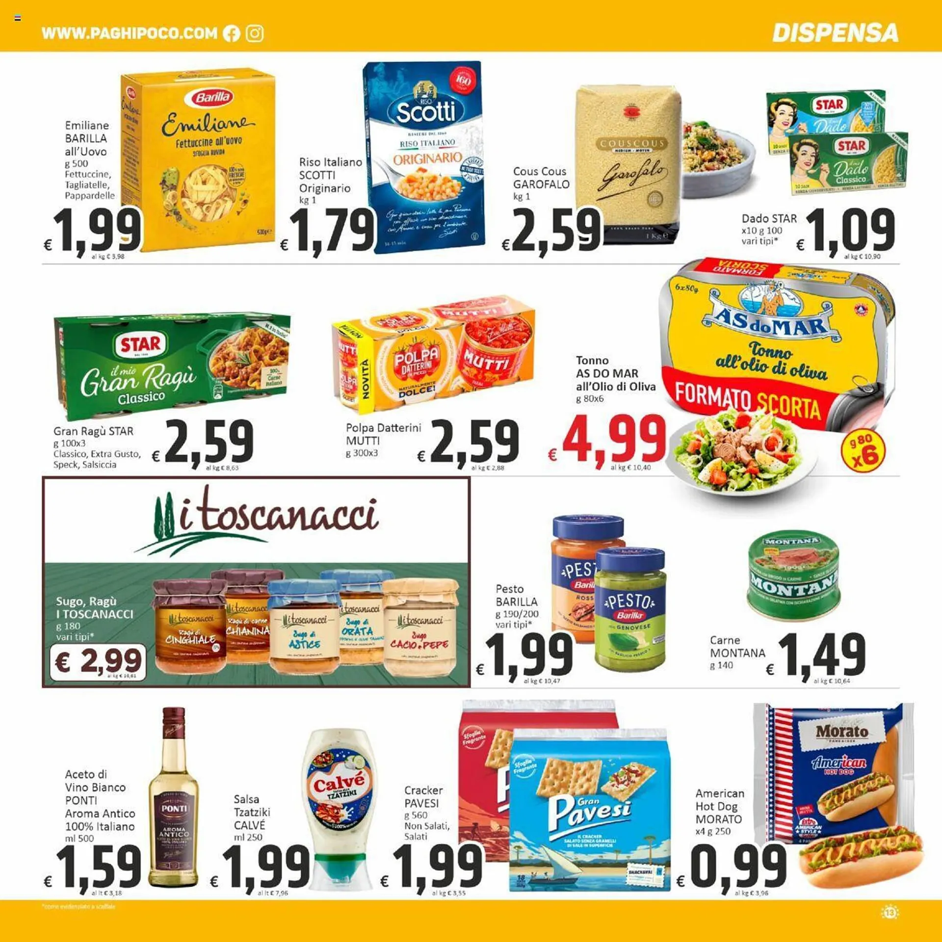 Volantino Paghi Poco da 26 settembre a 5 ottobre di 2023 - Pagina del volantino 13