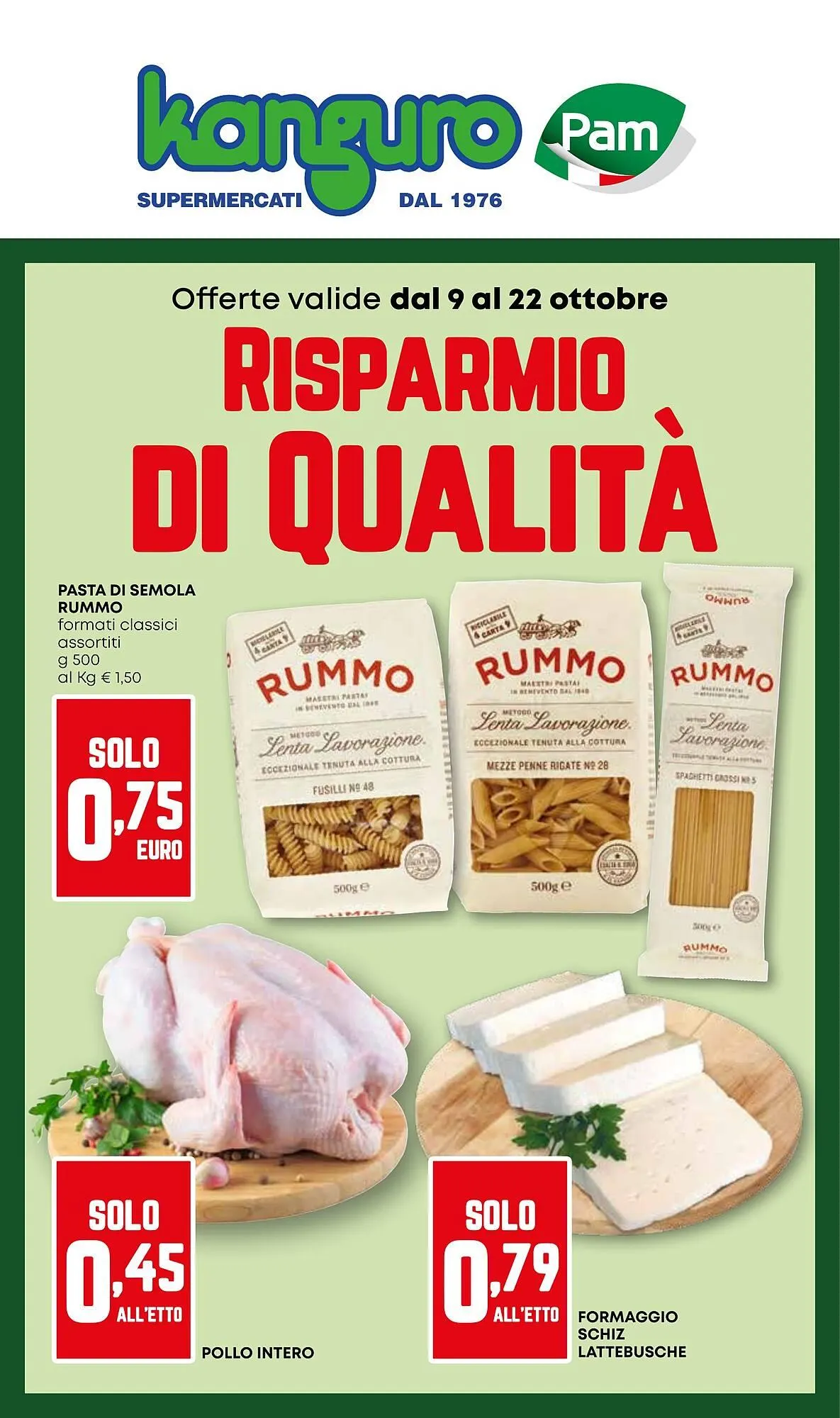 Volantino Kanguro da 9 ottobre a 22 ottobre di 2025 - Pagina del volantino 1