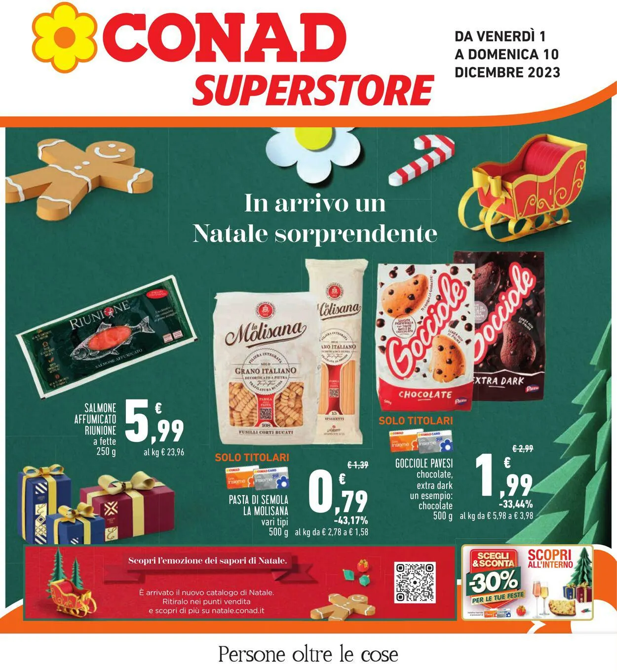 Conad - Superstore - Roma Volantino attuale da 1 dicembre a 10 dicembre di 2023 - Pagina del volantino 1