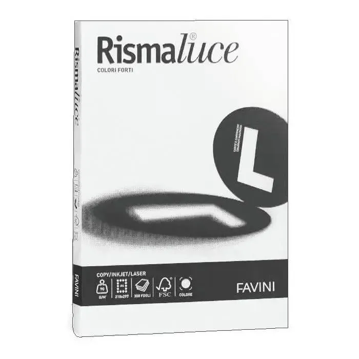 Carta fotocopie risma luce favini - 125 ff bianchi 200g a3