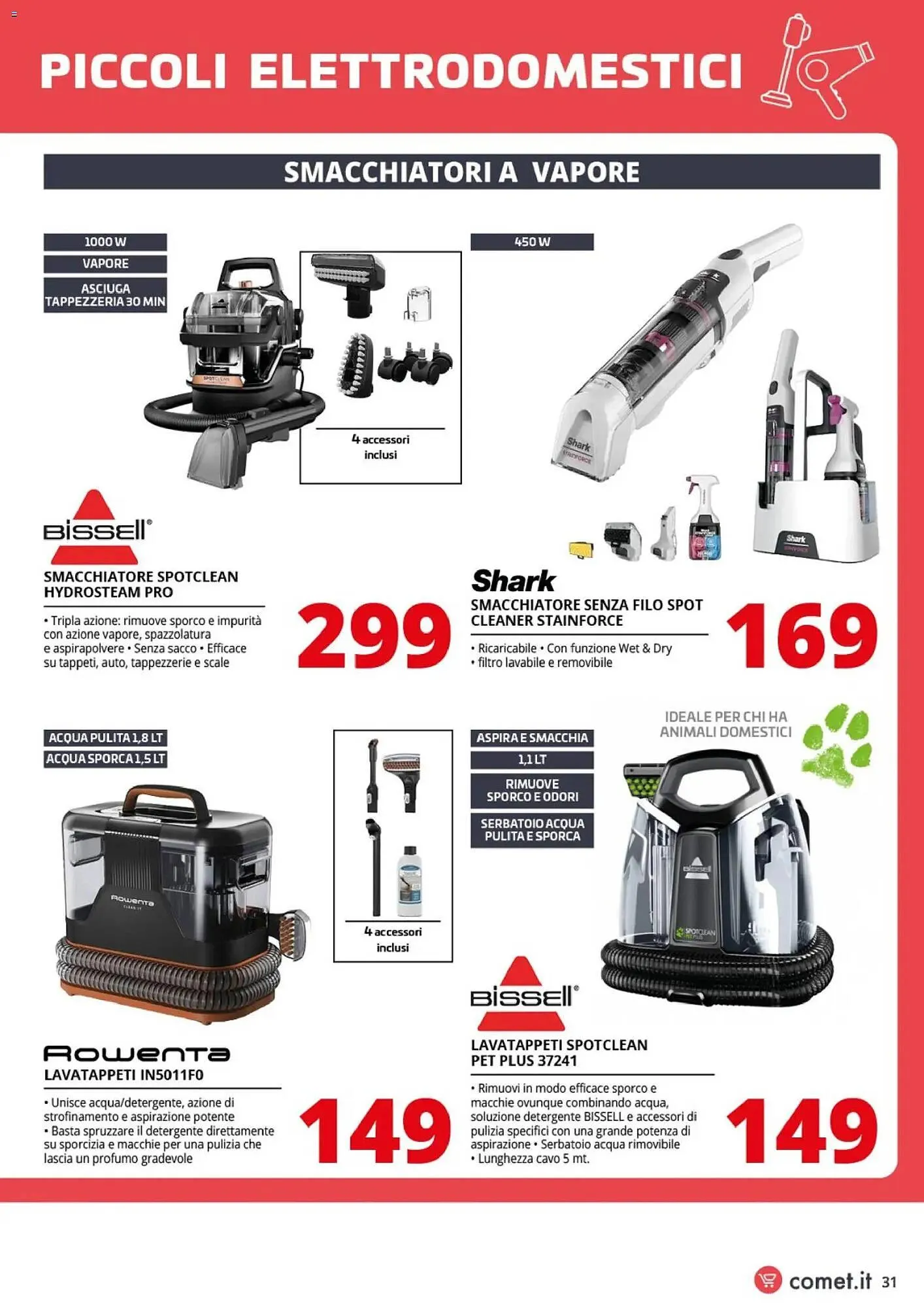 Volantino Comet da 20 marzo a 8 aprile di 2026 - Pagina del volantino 31