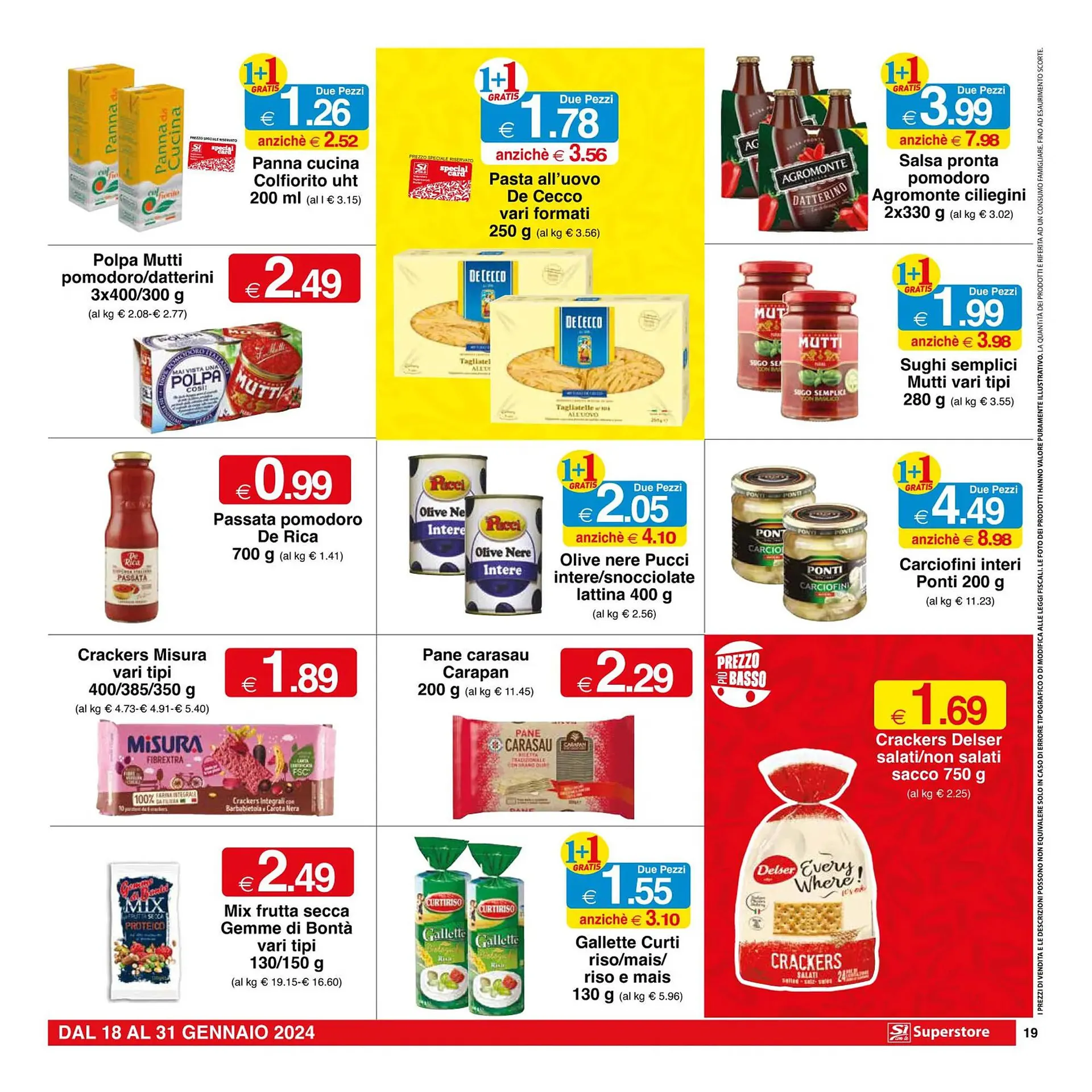 Volantino Sì con te Superstore da 18 gennaio a 31 gennaio di 2024 - Pagina del volantino 19