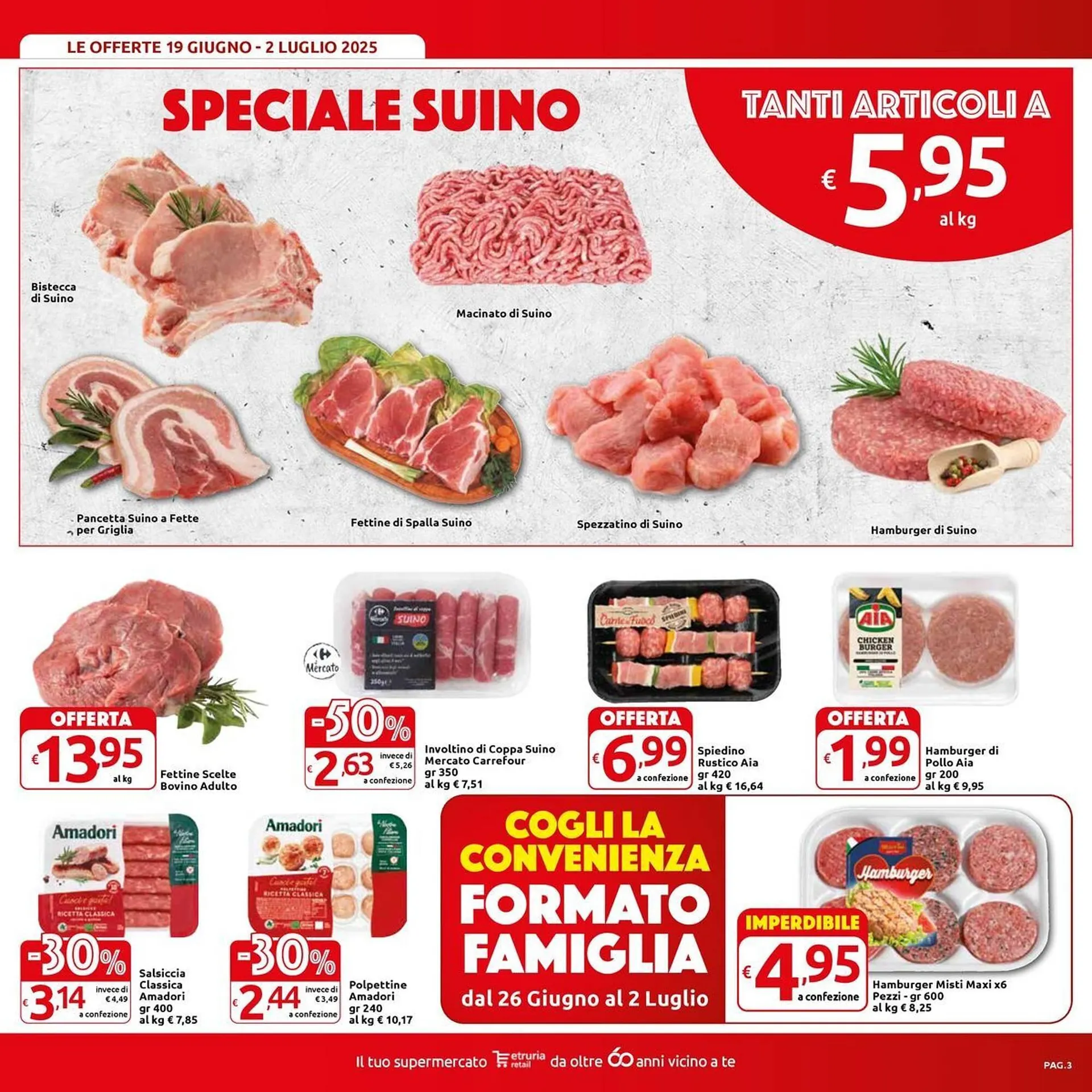 Volantino Carrefour Market da 19 giugno a 2 luglio di 2025 - Pagina del volantino 3