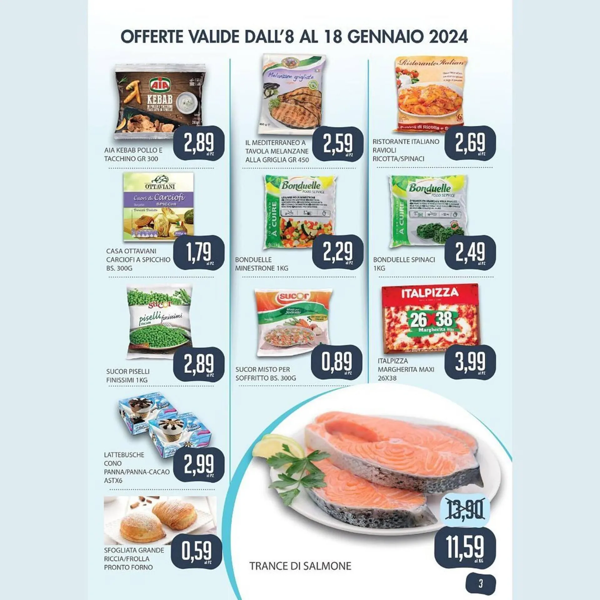 Volantino Zerotto Supermercati da 8 gennaio a 18 gennaio di 2024 - Pagina del volantino 3