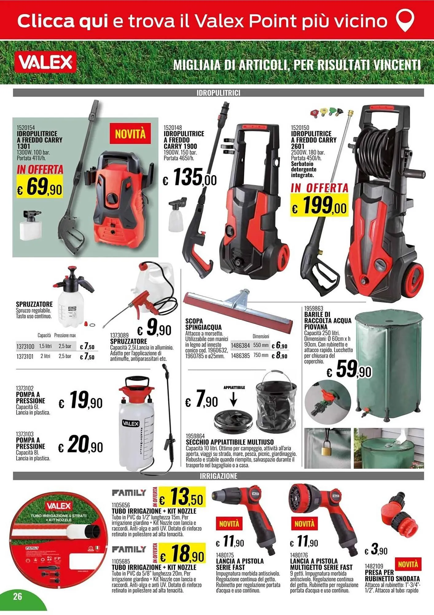 Volantino Valex da 13 gennaio a 22 marzo di 2026 - Pagina del volantino 26