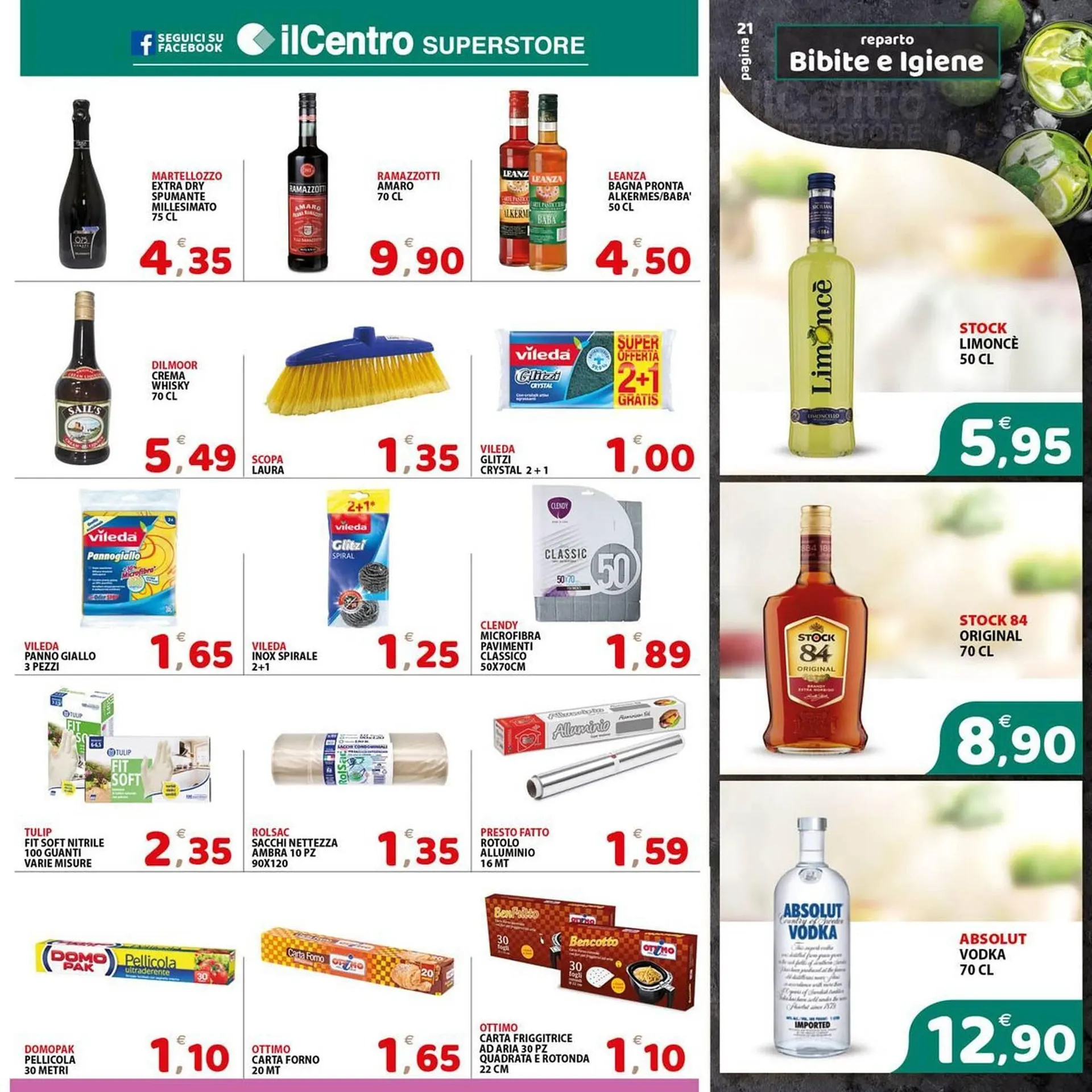 Volantino Il Centro Superstore da 29 aprile a 12 maggio di 2026 - Pagina del volantino 21