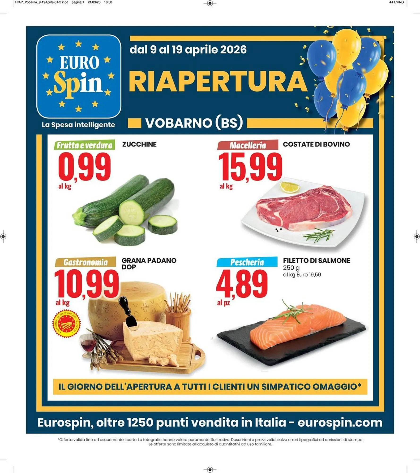 Volantino Eurospin da 9 aprile a 19 aprile di 2026 - Pagina del volantino 1